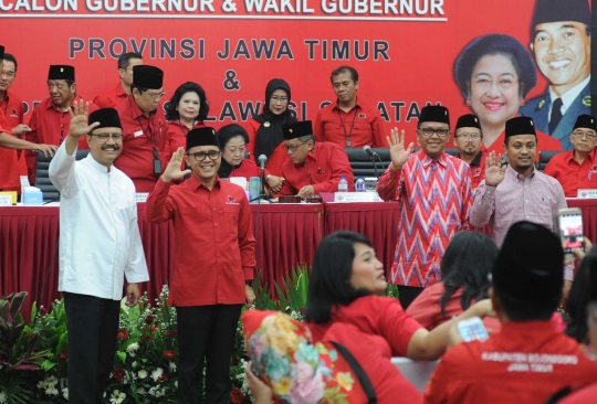 PDIP umumkan pasangan bakal Cagub Jatim dan Sulsel