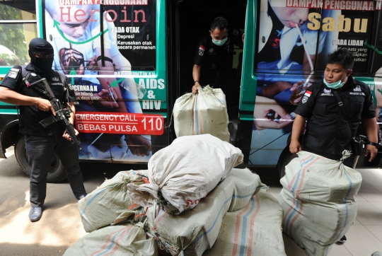 Polisi gagalkan penyelundupan 360 kg ganja asal Aceh