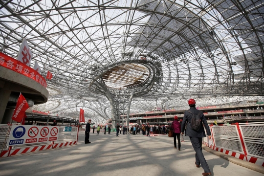 Mengintip pembangunan Daxing Airport, bandara terbesar di dunia