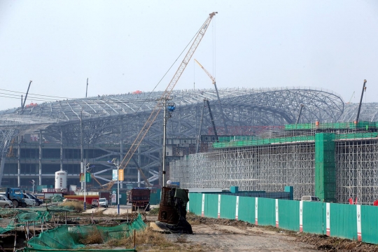 Mengintip pembangunan Daxing Airport, bandara terbesar di dunia