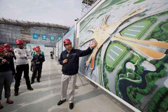 Mengintip pembangunan Daxing Airport, bandara terbesar di dunia