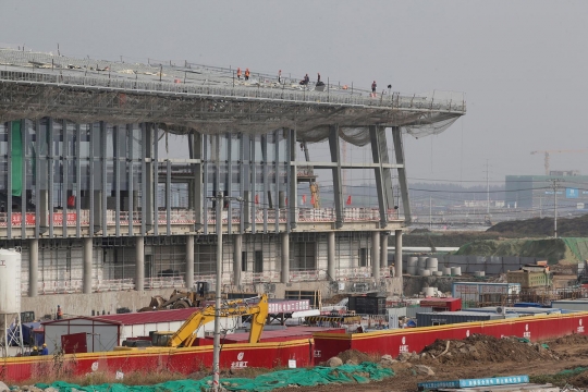 Mengintip pembangunan Daxing Airport, bandara terbesar di dunia