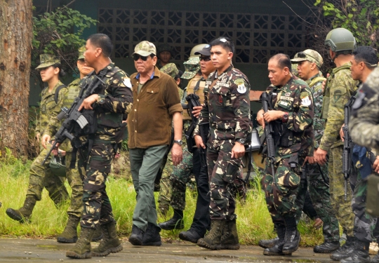 Habisi pimpinan Maute, Duterte deklarasi kemenangan di Marawi