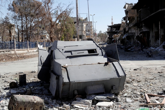 Ini penampakan bunker tersembunyi ISIS di Raqqa