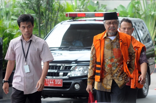 Gubernur Sulawesi Tenggara nonaktif Nur Alam kembali diperiksa KPK