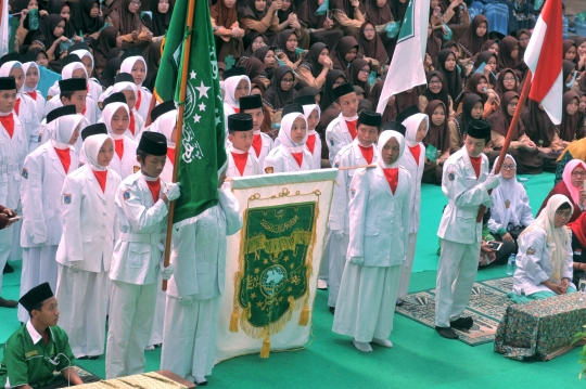 Semarak kirab Hari Santri Nasional 2017