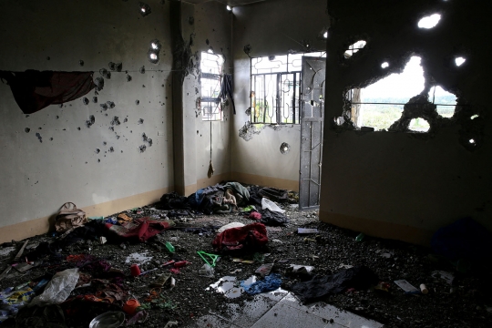Menelusuri bekas markas pemimpin ISIS di Marawi