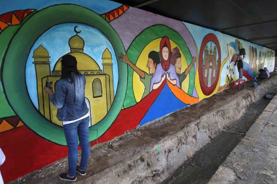 Mural perdamaian untuk Marawi