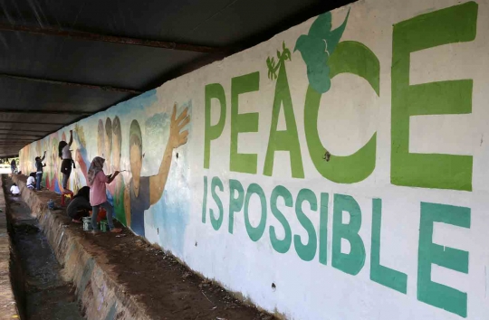 Mural perdamaian untuk Marawi