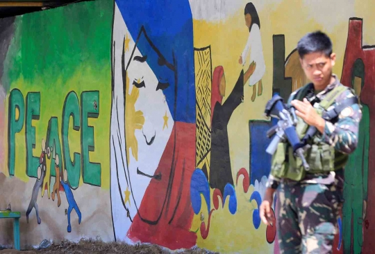 Mural perdamaian untuk Marawi