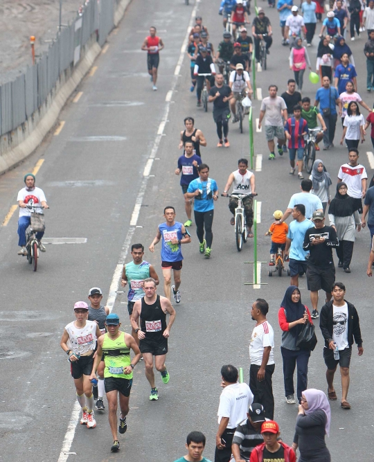 16 Ribu pelari ramaikan Mandiri Jakarta Marathon 2017