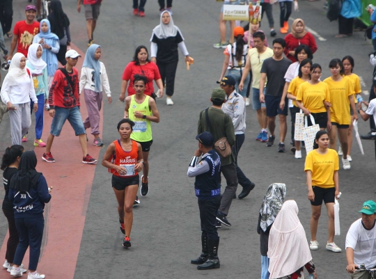 16 Ribu pelari ramaikan Mandiri Jakarta Marathon 2017