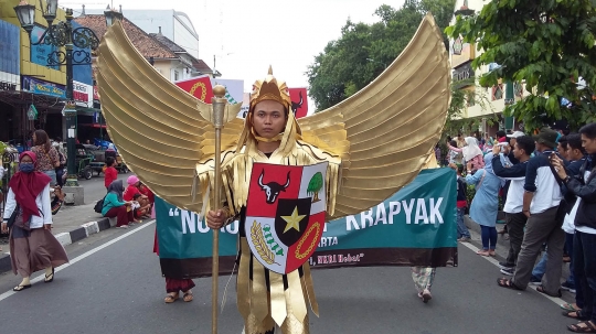 Kemeriahan Grebeg Santri di Malioboro