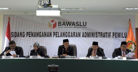 Bawaslu gelar sidang pelanggaran administrasi pendaftaran pemilu