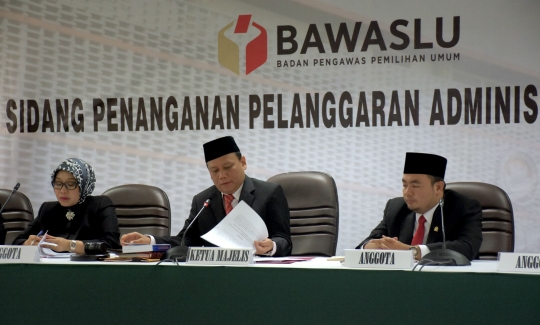 Bawaslu gelar sidang pelanggaran administrasi pendaftaran pemilu