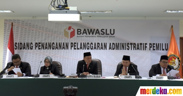 Foto : Bawaslu gelar sidang pelanggaran administrasi 