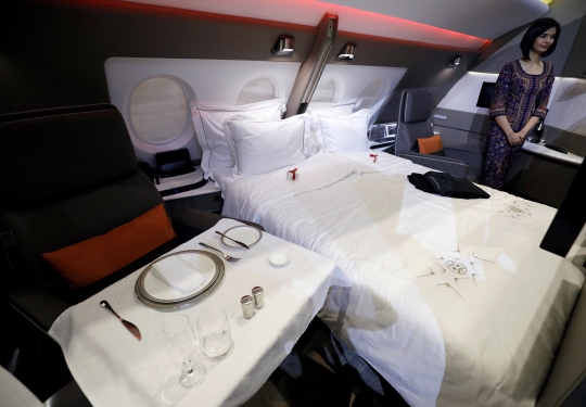 Begini mewahnya kabin first class terbaru Singapore Airlines