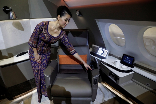 Begini mewahnya kabin first class terbaru Singapore Airlines