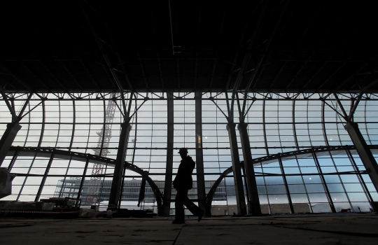 Megahnya terminal baru di bandara terbesar Rusia