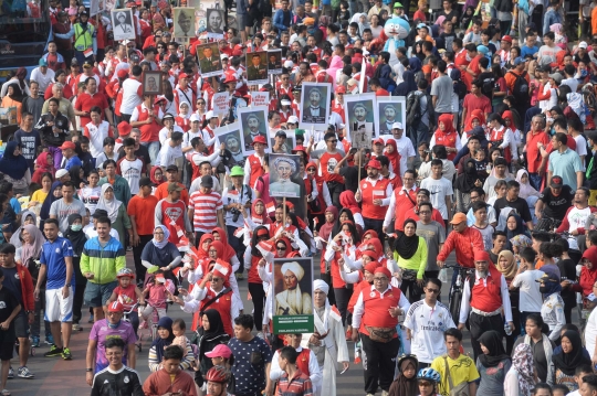 Semarak Jalan Sehat Kebangsaan untuk peringati Hari Pahlawan