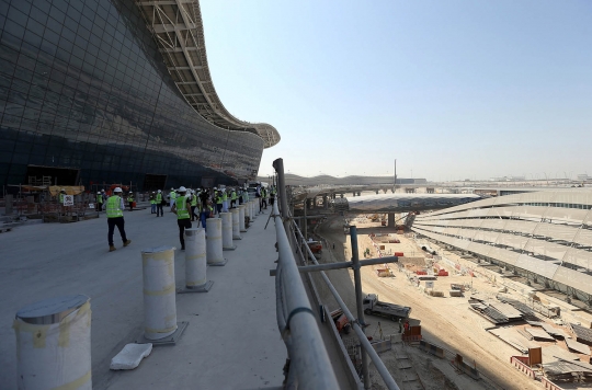 Intip Pembangunan Terminal Bandara Abu Dhabi Yang Super Megah