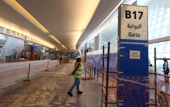 Intip pembangunan terminal Bandara Abu Dhabi yang super megah