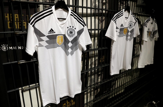 Ini desain jersey terbaru Timnas Jerman untuk Piala Dunia 2018