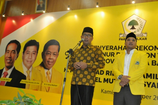 Golkar usung Ridwan Kamil jadi kandidat Gubernur Jabar