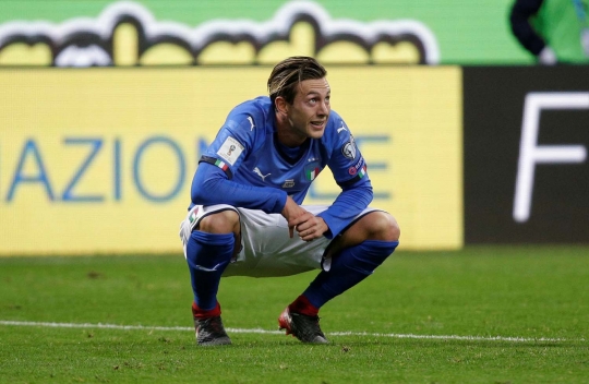 Wajah pilu pemain Italia gagal ke Piala Dunia 2018