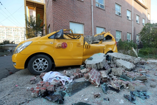 Gempa 5,4 SR guncang Korea Selatan, banyak bangunan hancur