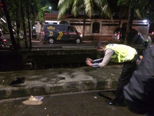 Polisi periksa lokasi kecelakaan Setya Novanto di Permata Hijau