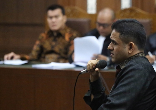 Nazaruddin bersaksi di sidang korupsi e-KTP