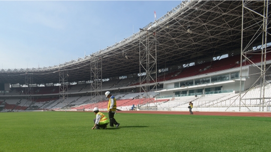 Melihat kondisi terkini Stadion Gelora Bung Karno