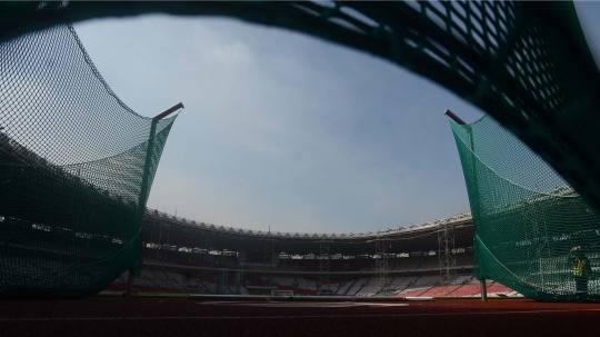 Melihat kondisi terkini Stadion Gelora Bung Karno