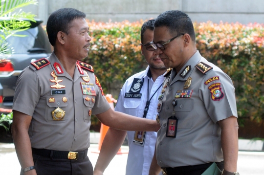 Didampingi Kombes Argo, Kapolda Metro Jaya datangi KPK