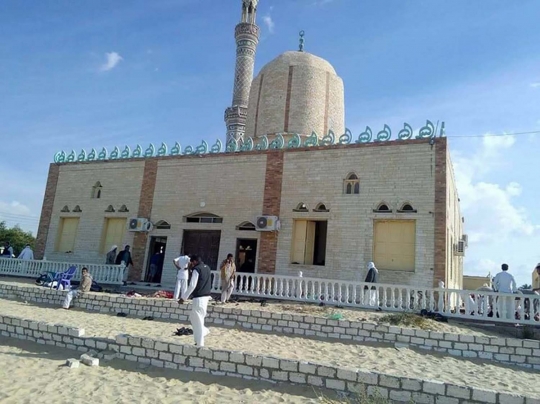 Suasana mencekam Masjid di Mesir dipenuhi mayat bergelimpangan