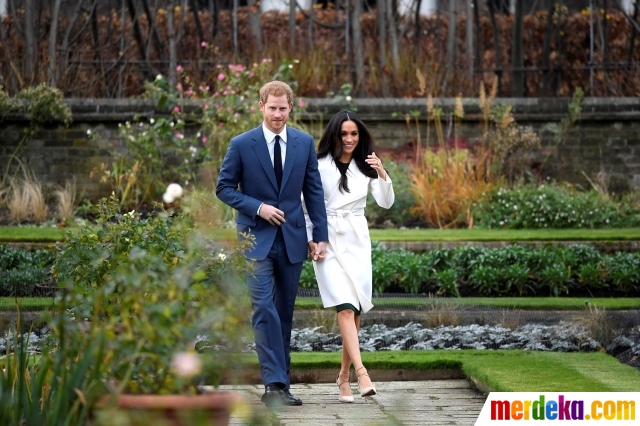 Foto : Wajah bahagia Pangeran Harry dan Meghan Markle saat umumkan