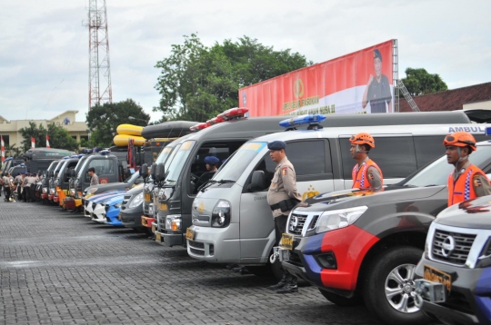 Apel Satgas Operasi Pusat Aman Nusa II, 4.007 personel tanggap bencana diterjunkan