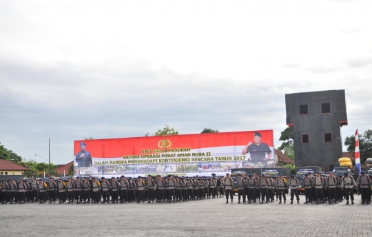 Apel Satgas Operasi Pusat Aman Nusa II, 4.007 personel tanggap bencana diterjunkan