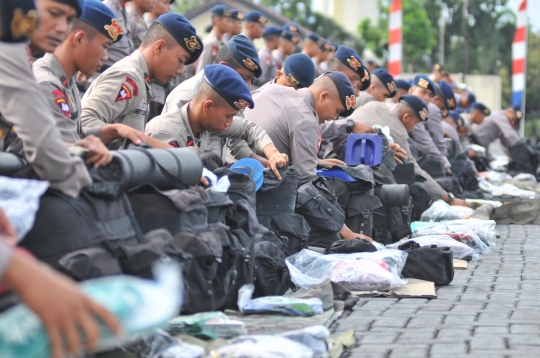 Apel Satgas Operasi Pusat Aman Nusa II, 4.007 personel tanggap bencana diterjunkan