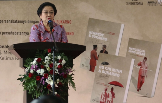 Megawati hadiri peluncuran buku Seri Historia