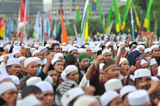 Ribuan jemaah hadiri Maulid Nabi Muhammad SAW di Monas