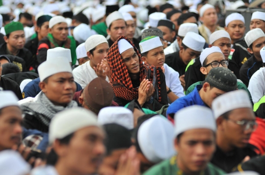 Ribuan jemaah hadiri Maulid Nabi Muhammad SAW di Monas