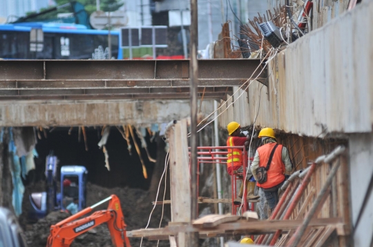 Sudah 60 persen, proyek underpass Matraman terus dikebut