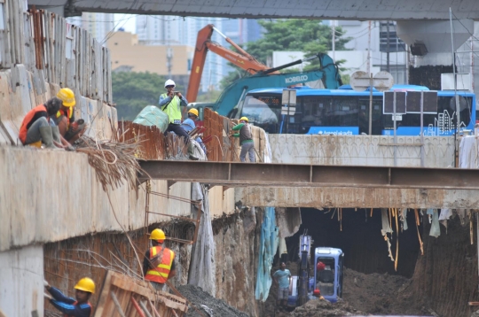 Sudah 60 persen, proyek underpass Matraman terus dikebut