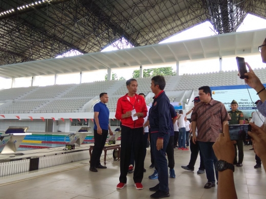 Presiden Jokowi puji renovasi GBK