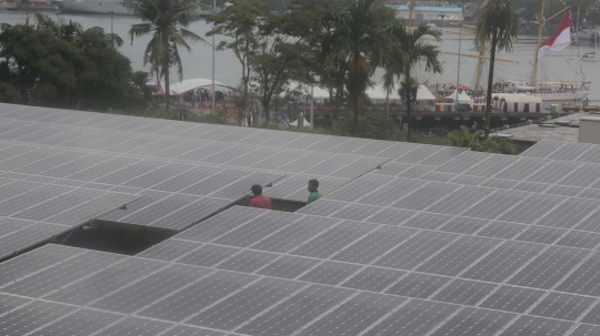 Menengok pembangkit listrik tenaga surya di Pelabuhan Sabang