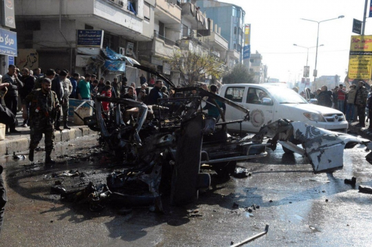 Ledakan bom hancurkan bus berpenumpang mahasiswa di Suriah, 8 tewas