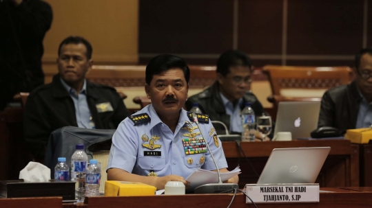 Marsekal Hadi sampaikan visi dan misi jadi Panglima TNI di hadapan DPR