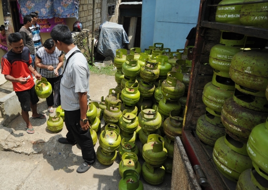 Sulitnya dapatkan gas elpiji 3 kg di Bogor